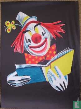 Lezende clown - Bild 1