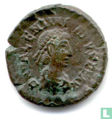 Romeinse Keizerrijk Siscia AE4 Kleinfollis van Keizer Valentinianus II 384-387 n. Chr. - Afbeelding 2