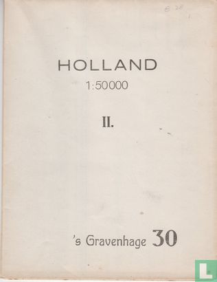 's Gravenhage; Holland II; Geheime stafkaart   - Image 1