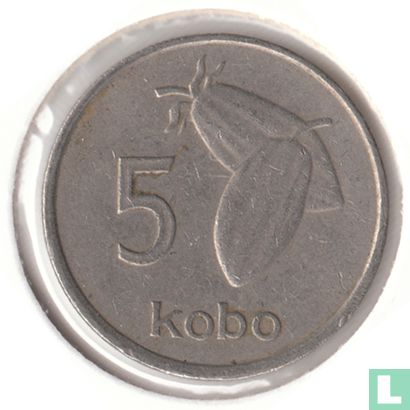 Nigeria 5 Kobo 1976 - Bild 2