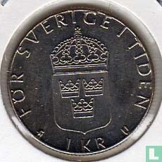 Suède 1 krona 1981 - Image 2
