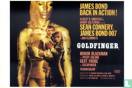 EO 00724 - Bond Classic Posters - Goldfinger (body) - Afbeelding 1