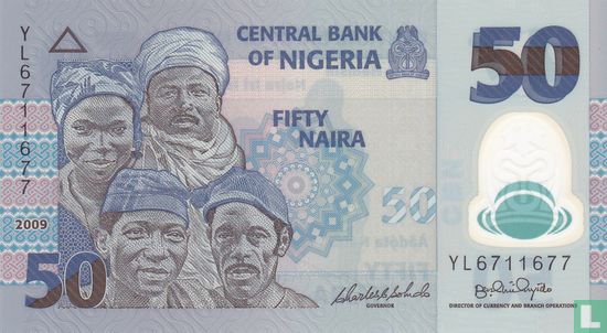 Nigeria 50 Naira 2009 (P40a1) - Afbeelding 1