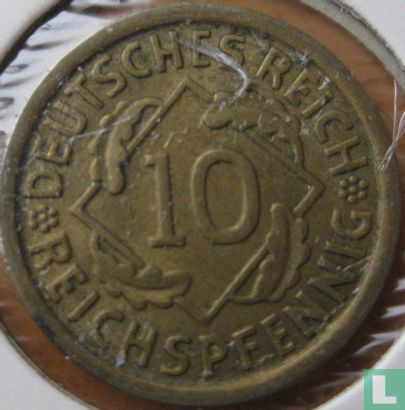 German Empire 10 reichspfennig 1932 (D) - Image 2