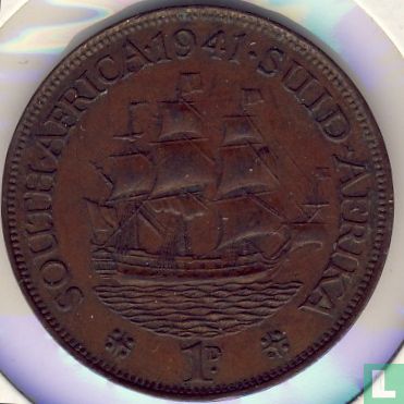 Afrique du Sud 1 penny 1941 - Image 1