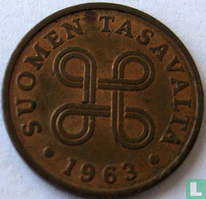 Finland 1 penni 1963 - Afbeelding 1