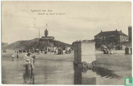 Egmont aan Zee - Gezicht op Strand en Duinen