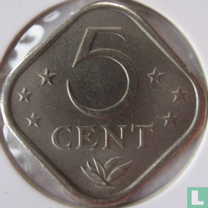 Niederländische Antillen 5 Cent 1975 - Bild 2
