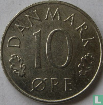 Dänemark 10 Øre 1976 - Bild 2