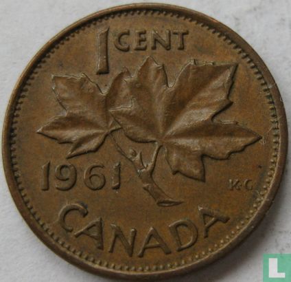 Canada 1 cent 1961 - Image 1