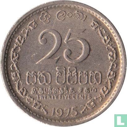 Sri Lanka 25 cents 1975 - Afbeelding 1