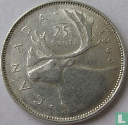 Canada 25 cents 1966 - Image 1