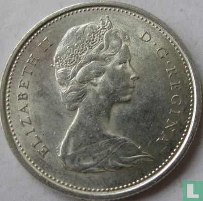 Canada 25 cents 1966 - Afbeelding 2
