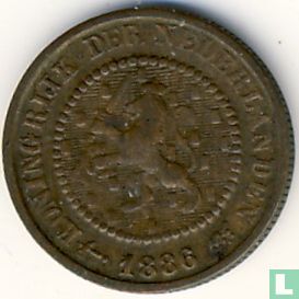 Pays-Bas ½ cent 1886 - Image 1