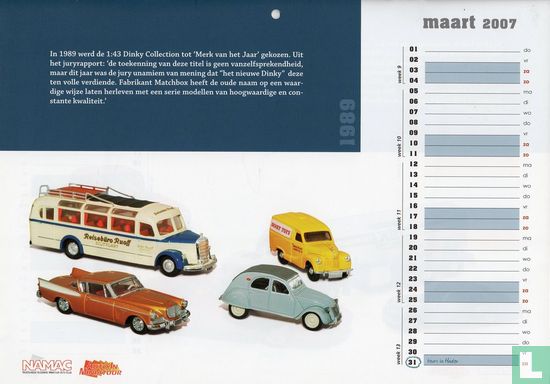 Auto In Miniatuur kalender 2007 - Image 2