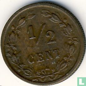 Pays-Bas ½ cent 1886 - Image 2