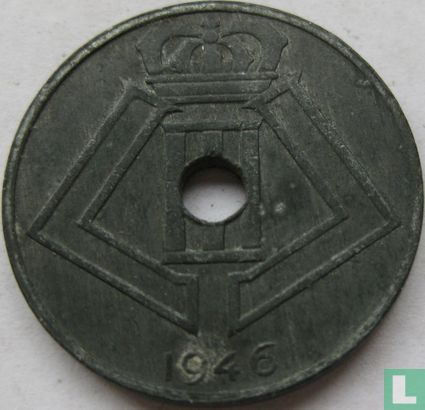 Belgium 25 centimes 1946 (NLD-FRA) - Image 1