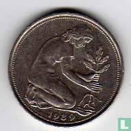 Deutschland 50 Pfennig 1989 (F) - Bild 1