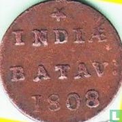 Nederlands-Indië ½ duit 1808 - Afbeelding 1