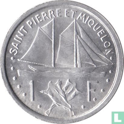 Saint Pierre and Miquelon 1 franc 1948 - Image 2