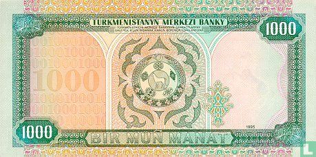 Turkmenistan 1000 Manat   - Afbeelding 2