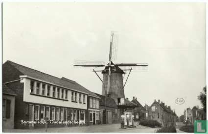 Oudelandschedijk (met molen en esso pomp)