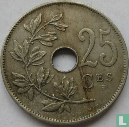 Belgium 25 centimes 1929 (FRA) - Image 2