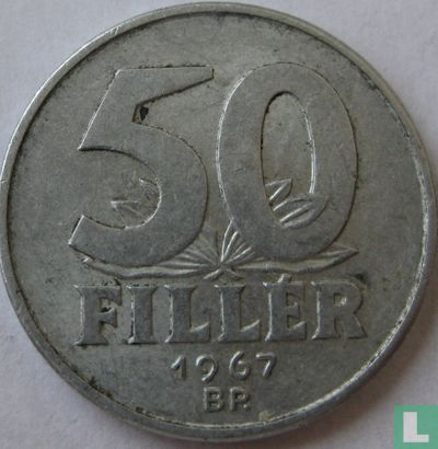Hongrie 50 fillér 1967 - Image 1