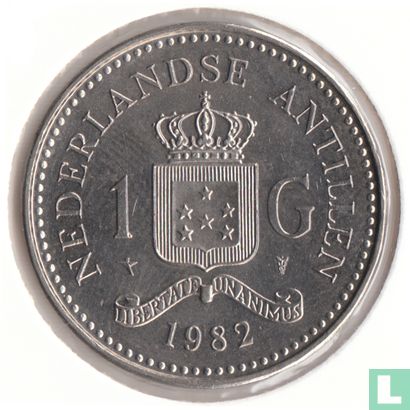 Antilles néerlandaises 1 gulden 1982 - Image 1