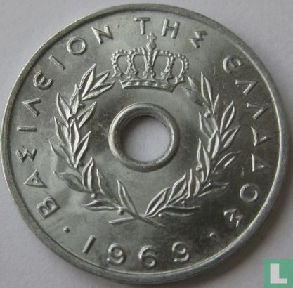 Greece 10 lepta 1969 - Image 1