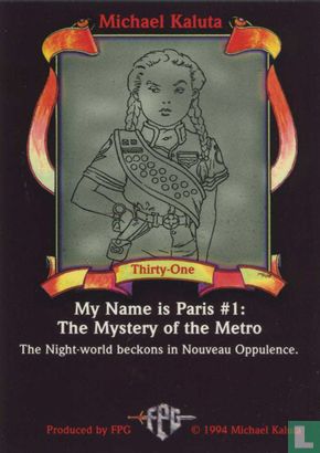 My Name is Paris #1: The Mystery of the Metro - Afbeelding 2