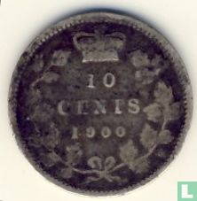 Canada 10 cents 1900 - Image 1