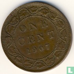 Canada 1 cent 1907 (without H) - Image 1