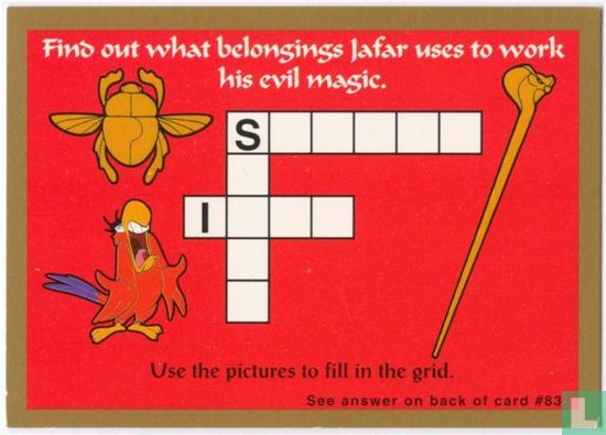 Find out what belongings Jafar uses to work his evil magic - Bild 1