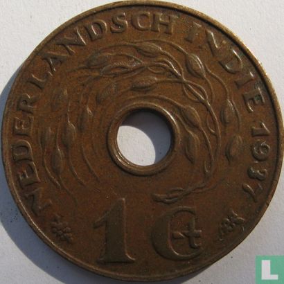 Niederländisch-Ostindien 1 Cent 1937 - Bild 1