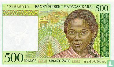 Madagascar 500 Francs (P75a) - Image 1