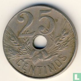Spanje 25 Centimo 1927 - Bild 2