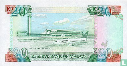 Malawi 20 Kwacha 1993 - Image 2