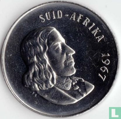 South Africa 20 cents 1967 (SUID-AFRIKA) - Image 1