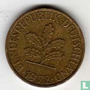 Duitsland 5 pfennig 1972 (J) - Afbeelding 1