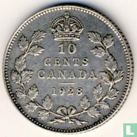 Canada 10 cents 1928 - Afbeelding 1