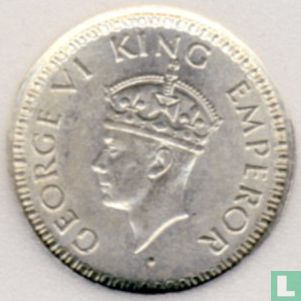 Brits-Indië ¼ rupee 1945 (Bombay - type 1) - Afbeelding 2