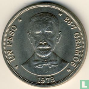 Dominican Republic 1 peso 1978 - Image 1