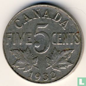 Kanada 5 Cent 1932 - Bild 1