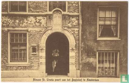 Nieuwe St. Ursela poort van het Begijnhof te Amsterdam
