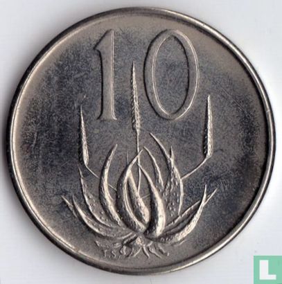 South Africa 10 cents 1965 (SUID-AFRIKA) - Image 2