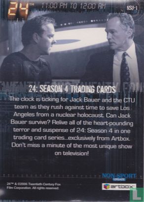 24: Season 4 Trading Cards Coming November 2006 - Image 2