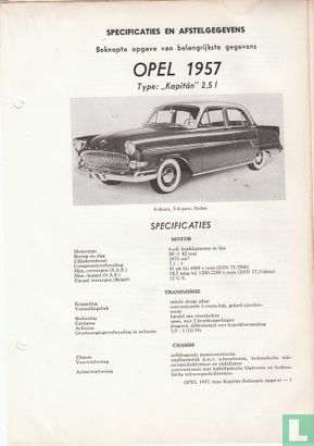 Opel 1957 - Afbeelding 1