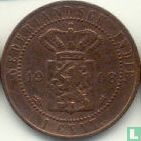 Nederlands-Indië 1 cent 1908 - Afbeelding 1