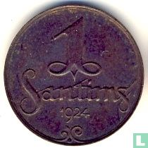 Latvia 1 santims 1924 - Image 1